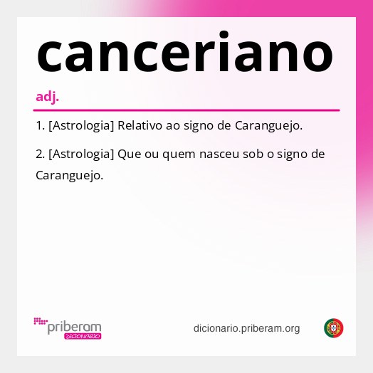 Significado de canceriano