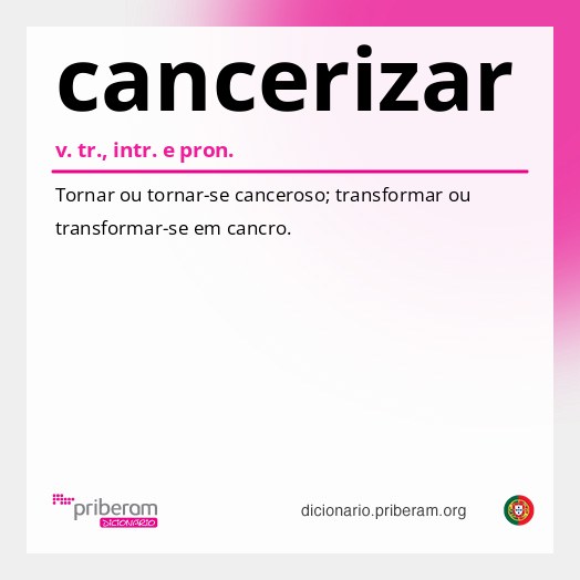 Significado de cancerizar