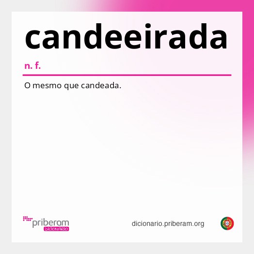 Significado de candeeirada