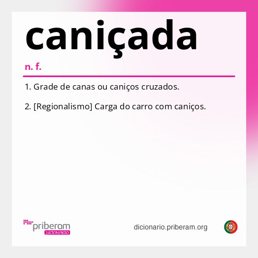 Significado de caniçada