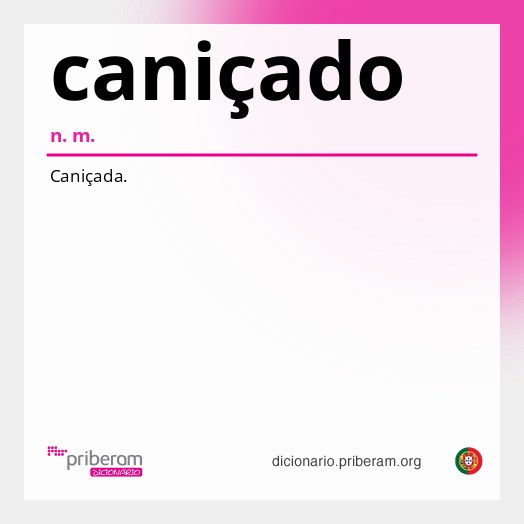 Significado de caniçado