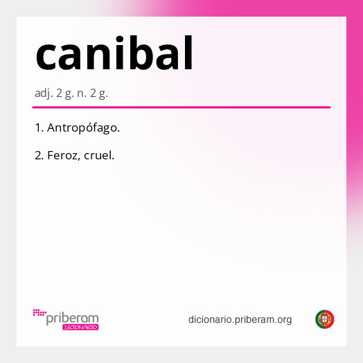 Significado de canibal
