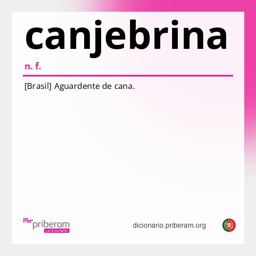 Significado de canjebrina