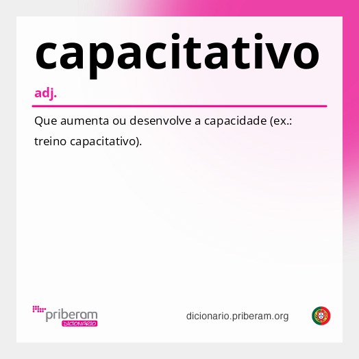 Significado de capacitativo