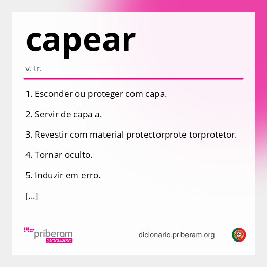 Significado de capear