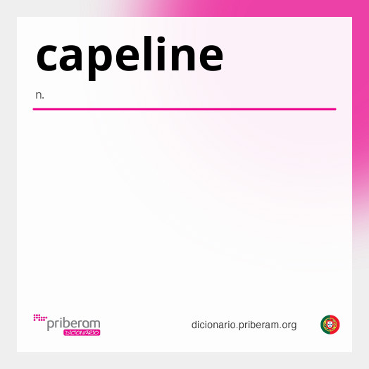 Significado de capeline