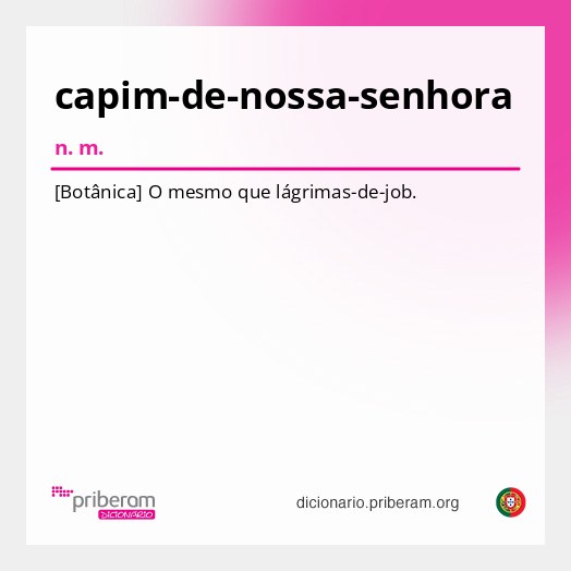 Significado de capim-de-nossa-senhora