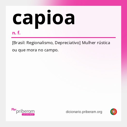 Significado de capioa