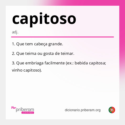 Significado de capitoso
