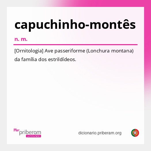 Significado de capuchinho-montês