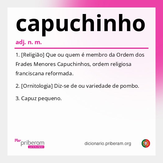 Significado de capuchinho