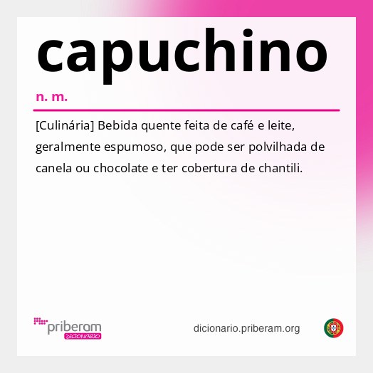 Significado de capuchino