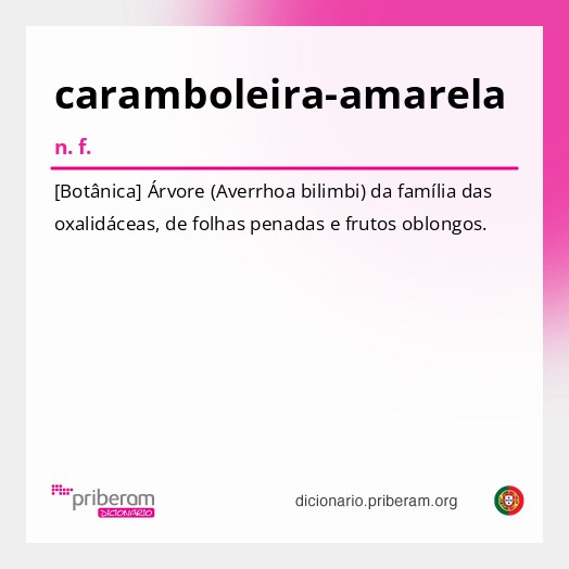 Significado de caramboleira-amarela