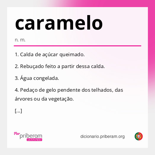 Significado de caramelo