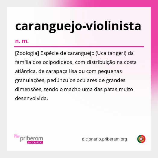 Significado de caranguejo-violinista