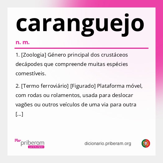Significado de caranguejo