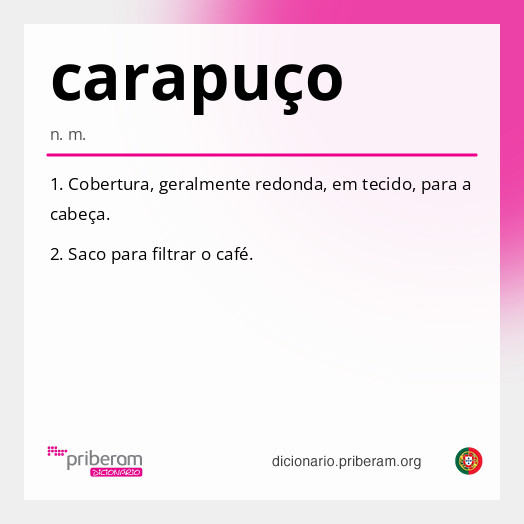 Significado de carapuço