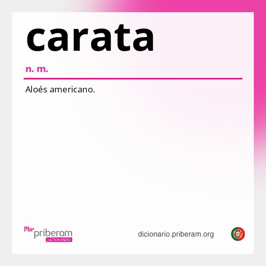 Significado de carata