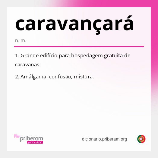 Significado de caravançará
