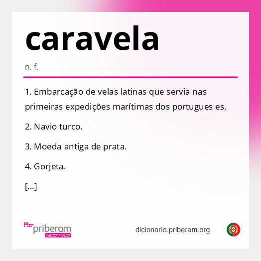Significado de caravela