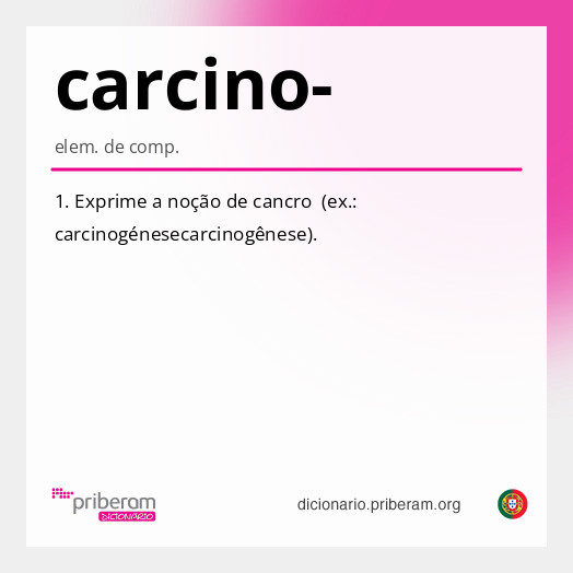 Significado de carcino-