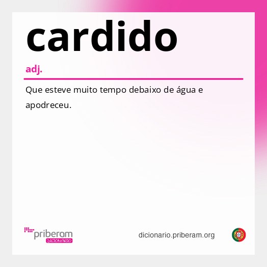 Significado de cardido
