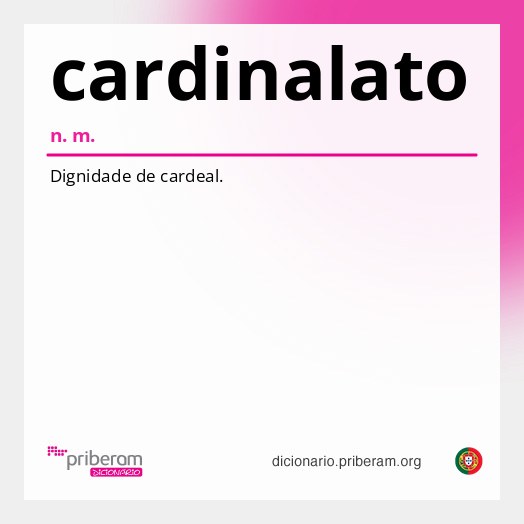 Significado de cardinalato