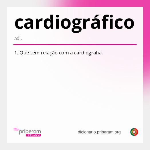 Significado de cardiográfico