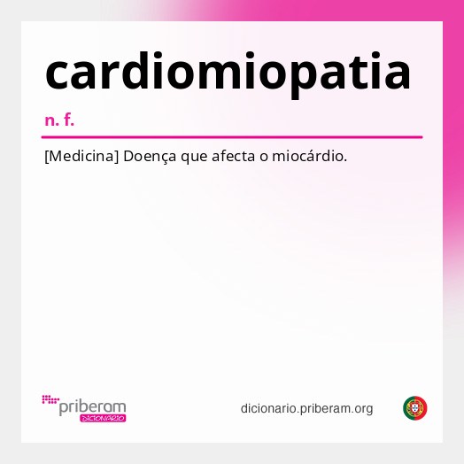 Significado de cardiomiopatia