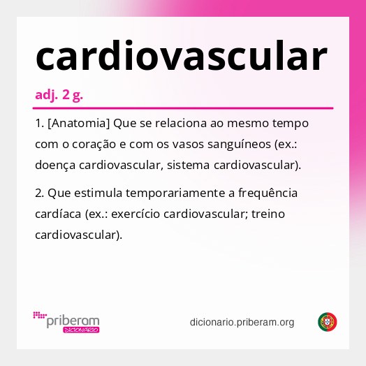 Significado de cardiovascular