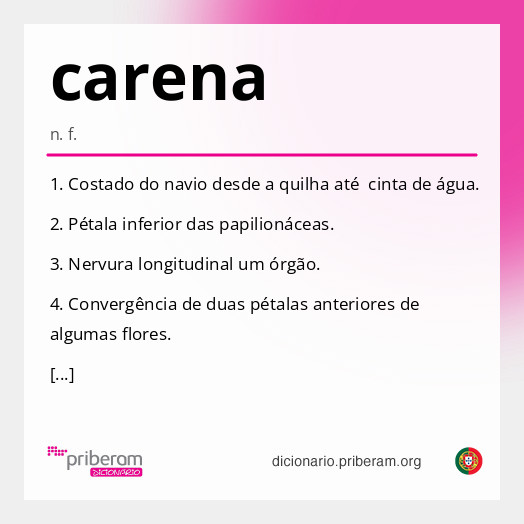 Significado de carena