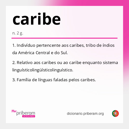 Significado de caribe