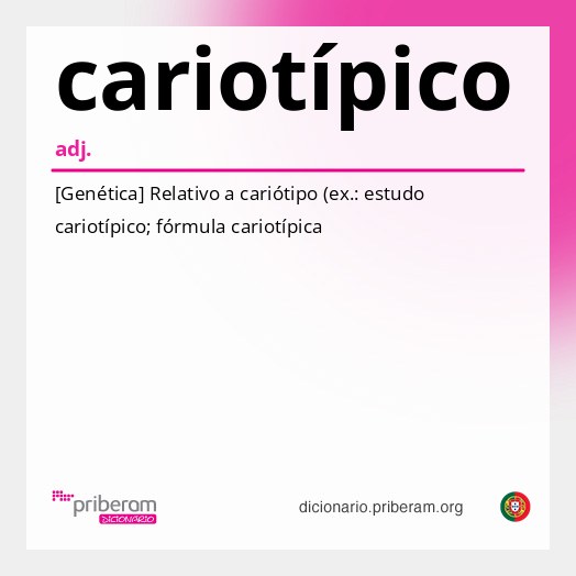 Significado de cariotípico