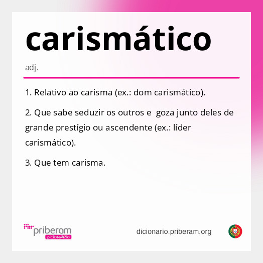 Significado de carismático