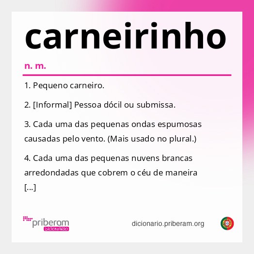 Significado de carneirinho