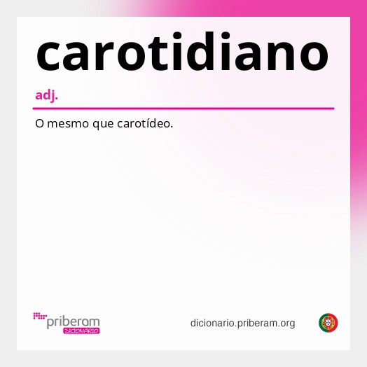 Significado de carotidiano
