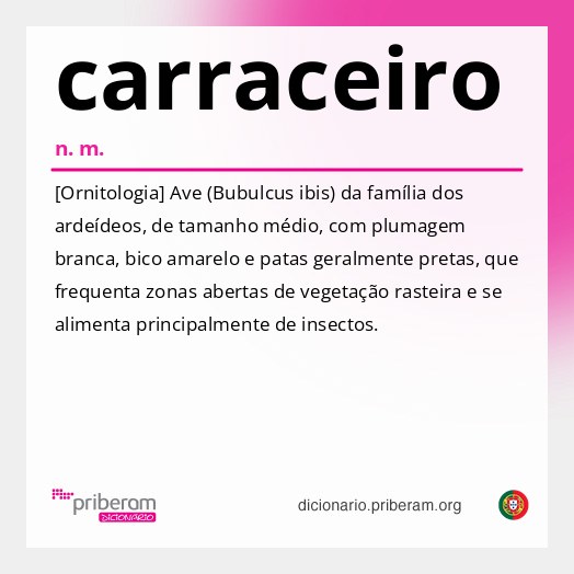 Significado de carraceiro