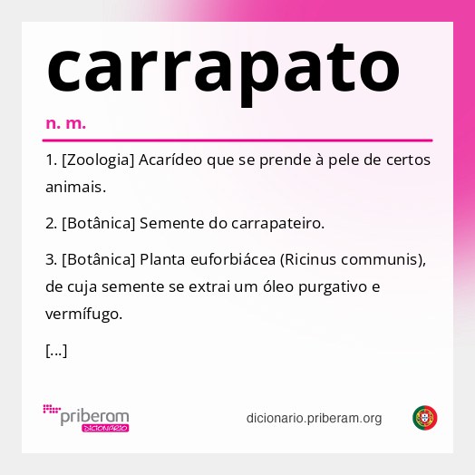 Significado de carrapato
