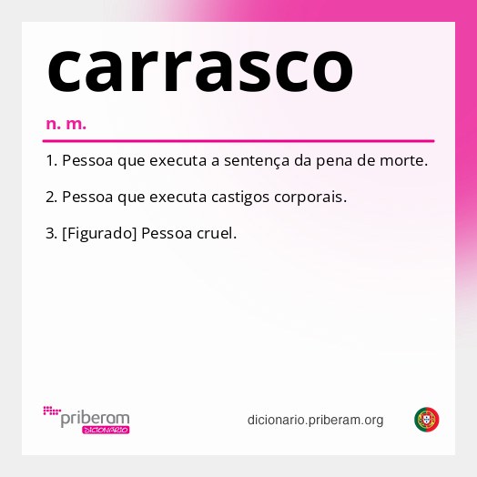 Significado de carrasco