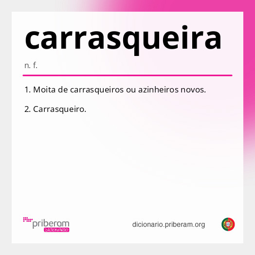 Significado de carrasqueira