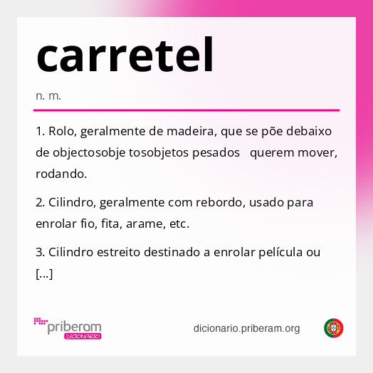 Significado de carretel