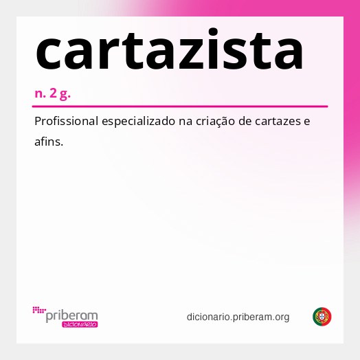 Significado de cartazista