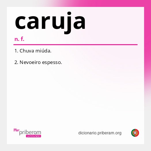 Significado de caruja