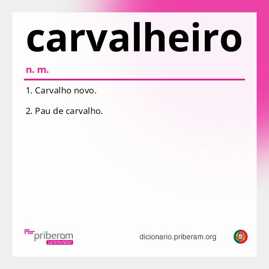 Significado de carvalheiro