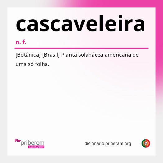 Significado de cascaveleira