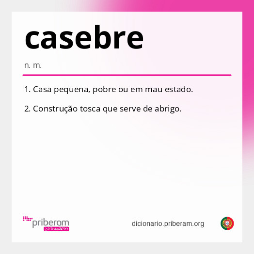Significado de casebre