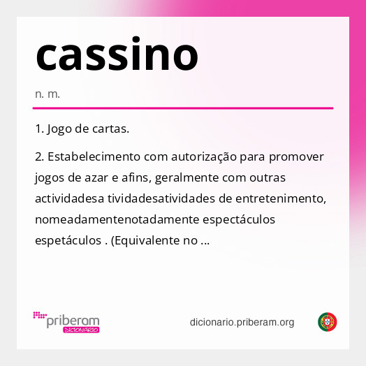 Significado de cassino
