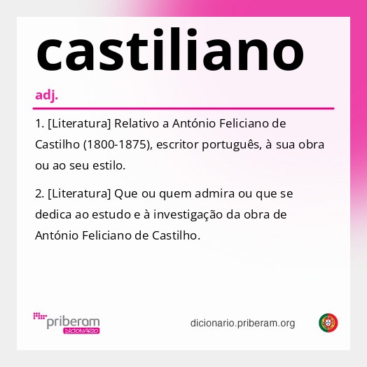 Significado de castiliano