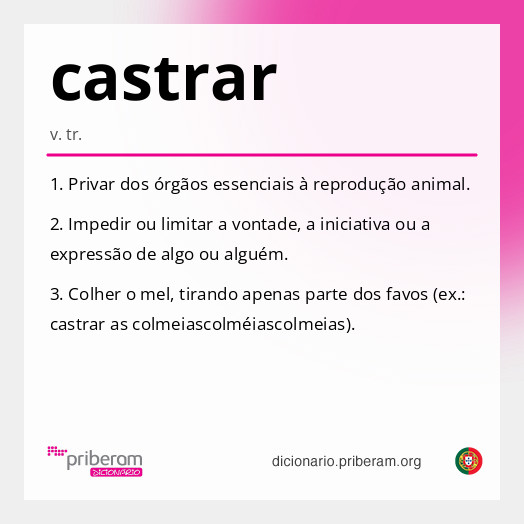 Significado de castrar