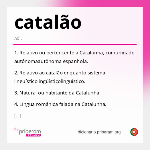 Significado de catalão